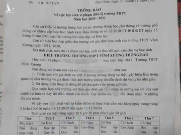 Đình chỉ hiệu trưởng vụ nghi vấn nữ sinh lớp 10 tự tử vì uất ức