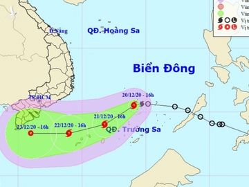 Bão số 14 đang di chuyển về hướng Cà Mau - 1 Bão số 14 đang di chuyển về hướng Cà Mau - 1