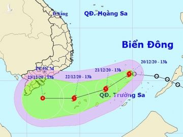 Áp thấp nhiệt đới đã mạnh lên thành bão số 14 - 1 Áp thấp nhiệt đới đã mạnh lên thành bão số 14 - 1