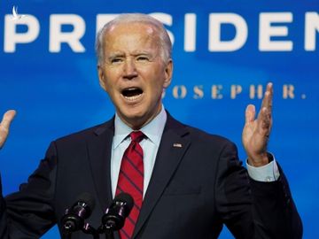 Biden trong buổi giới thiệu thành viên nội các tại bang Delaware hôm 11/12. Ảnh: Reuters.