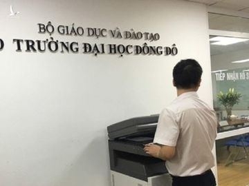 Trường ĐH Đông Đô đã cấp hàng trăm bằng giả không qua thi tuyển hoặc đào tạo /// Ảnh: Vũ Phương