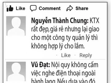 Xôn xao nữ sinh bị đuổi khỏi KTX vì nghe điện thoại ở hành lang - ảnh 1