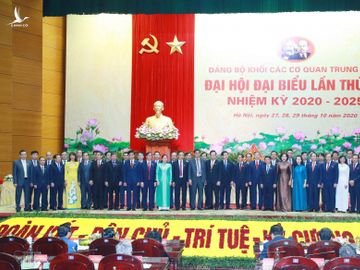 [Photo] Be mac Dai hoi dai bieu Dang bo Khoi cac co quan Trung uong hinh anh 10