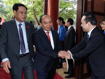 Thu tuong du Dai hoi dai bieu Dang bo Khoi cac co quan Trung uong hinh anh 1