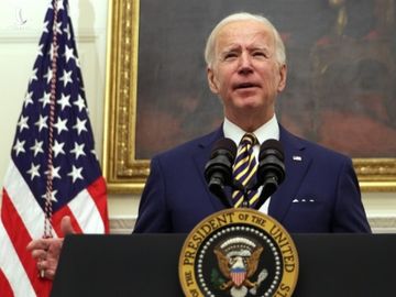 Tổng thống Mỹ Joe Biden phát biểu tại một sự kiện ở Nhà Trắng hôm 22/1. Ảnh: AFP.