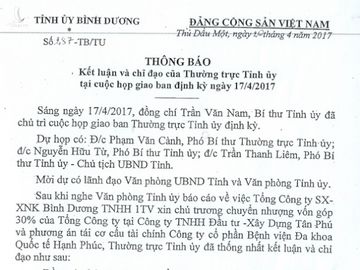 200 ha đất vàng về tay tư nhân: Bộ Công an triệu tập lãnh đạo, nguyên lãnh đạo Bình Dương - Ảnh 2. 200 ha đất vàng về tay tư nhân: Bộ Công an triệu tập lãnh đạo, nguyên lãnh đạo Bình Dương - Ảnh 2.