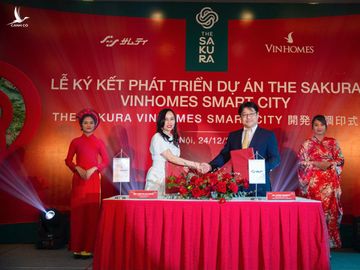 Lễ ký kết phát triển dự án The Sakura giữa Vinhomes & SAMTY Corporation cuối tháng 12/2020