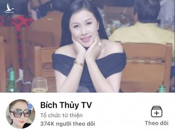 Tài khoản Facebook Bích Thủy TV của bị can Nguyễn Thị Bích Thủy /// Ảnh: Chụp màn hình