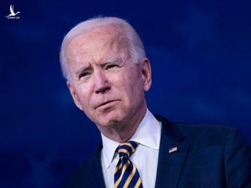 Tổng thống đắc cử Mỹ Joe Biden tại cuộc họp báo ở nhà hát Queen, bang Delaware hôm 25/12. Ảnh: AFP.