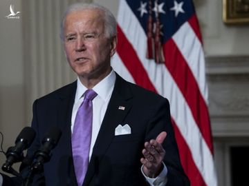 Tổng thống Mỹ Joe Biden phát biểu về Covid-19 tại cuộc họp ở Nhà Trắng hôm 26/1. Ảnh: AFP.