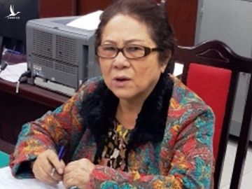 Bà Dương Thị Bạch Diệp tại cơ quan điều tra hồi tháng 1/2019. Ảnh: Bộ Công an.