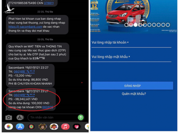 Làm theo tin nhắn quen dùng của ngân hàng, mất bay hàng chục triệu - Ảnh 1.