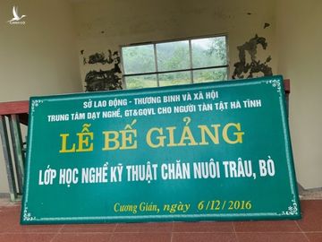 Trung tâm dạy nghề khuyết tật tiền tỷ bỏ hoang - ảnh 4