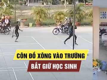 Vụ côn đồ xông vào trường bắt học sinh mang đi đánh đập đang khiến dư luận xôn xao