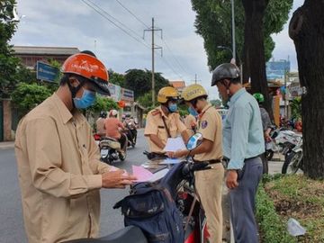 CSGT vừa đăng tải thông tin liên quan việc giám sát CSGT /// Ảnh: Vũ Phượng