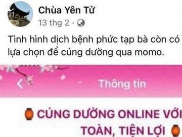 Có nên cúng dường, cầu an online? - Ảnh 1.