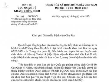 Bộ Y tế đề nghị BV Chợ Rẫy cử ngay đội phản ứng nhanh lên giúp Gia Lai - Ảnh 2.