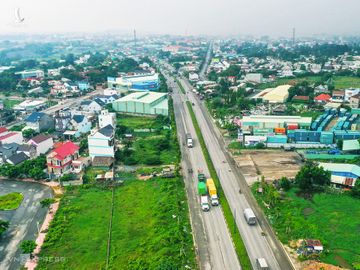 Vành đai 3 đoạn qua Mỹ Phước - Tân Vạn (Bình Dương) hoàn thành, tháng 12/2020. Ảnh: Quỳnh Trần.