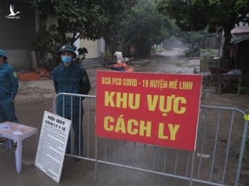 Phát hiện thêm 2 ca nhiễm COVID-19, Mê Linh phong tỏa một thôn - Ảnh 5.