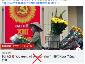 BBC xuyên tạc tập trung dân chủ