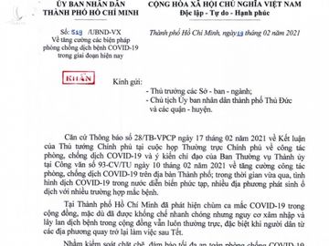 TPHCM nâng mức cảnh giác cao nhất với dịch COVID - 19 - ảnh 1