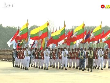 Cuộc duyệt binh được tổ chức trong bối cảnh tình hình Myanmar trở nên căng thẳng sau cuộc đảo chính quân sự hôm 1-2.