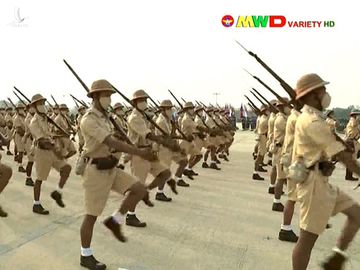 Cuộc duyệt binh được tổ chức nhân Ngày các lực lượng vũ trang thường niên ở Myanmar.
