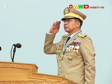 Thống tướng Min Aung Hlaing, tổng tư lệnh quân đội Myanmar.
