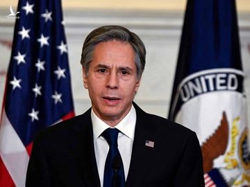 Ngoại trưởng Mỹ Antony Blinken phát biểu về chính sách ngoại giao tại trụ sở Bộ Ngoại giao Mỹ ở thủ đô Washington hôm 3/3. Ảnh: Reuters