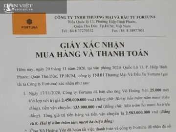 Bị vợ ông Dũng “lò vôi” tố cáo “lừa đảo”, “ăn chặn”: Ông Võ Hoàng Yên nói gì ? - Ảnh 2.