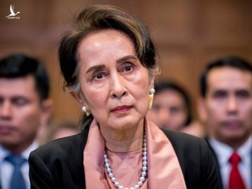 Cố vấn Nhà nước Myanmar Aung San Suu Kyi, người bị lật đổ trong cuộc đảo chính tháng trước. Ảnh: Times.