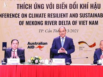 Thủ tướng Nguyễn Xuân Phúc phát biểu tại hội nghị ẢNH: TTXVN