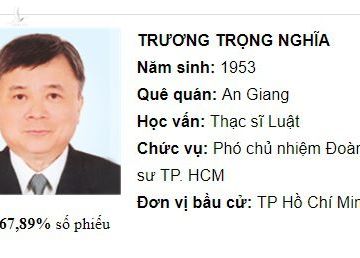 Ông Dương Trung Quốc và Lưu Bình Nhưỡng không tái cử, ông Trương Trọng Nghĩa tự ứng cử ĐBQH - ảnh 3