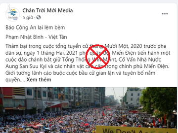 Luận điệu xuyên tạc của Chân trời mới media.