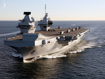 Tàu sân bay HMS Queen Elizabeth của Anh.