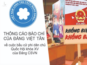 Luận điệu chống phá cuộc bầu cử của Việt Tân.