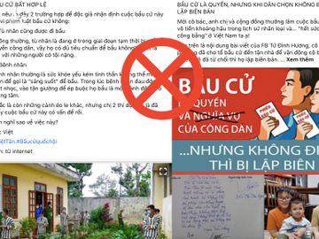 Luận điệu xuyên tạc cuộc bầu cử của Việt Tân.