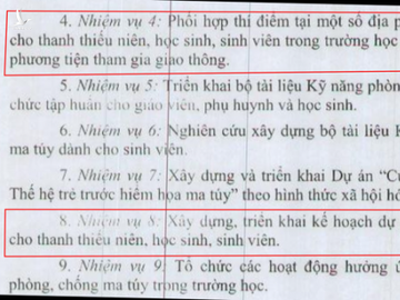 Bộ GD-ĐT ra văn bản gây xôn xao: &quot;Thử ma túy cho thiếu niên, học sinh, sinh viên&quot; - Ảnh 1.