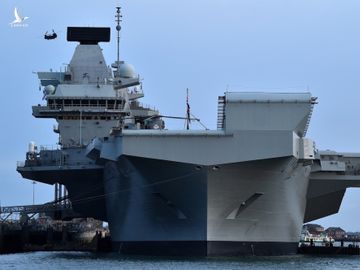 Quân đội Anh có kế hoạch đưa tàu sân bay HMS Queen Elizabeth ở Thái Bình Dương như một phần trong nỗ lực đối phó với Trung Quốc. Ảnh: AFP