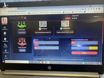 Giao diện tài khoản Busstrade với 156.412 USDT của một nhà đầu tư. Ảnh: Nhân vật cung cấp.