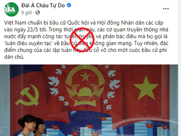 Luận điệu xuyên tạc “Bầu cử tại Việt Nam: thiếu tự do và không công bằng” của RFA.