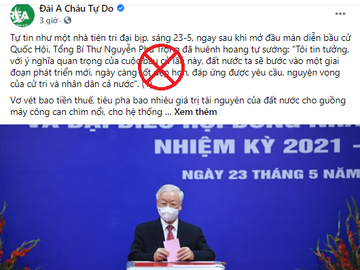 Luận điệu xuyên tạc của đối tượng "Gió Bấc" được RFA tung hê.