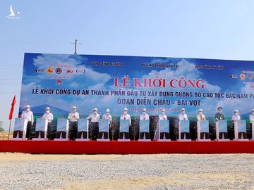 Lễ khởi công cao tốc Diễn Châu - Bãi Vọt.