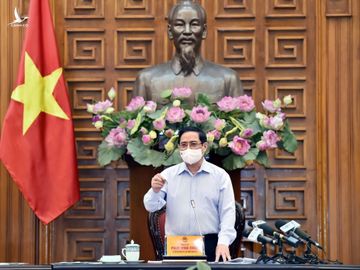 Thu tuong lam viec voi Bo Y te ve giai phap chong dich anh 1