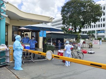 55 nhân viên Bệnh viện Bệnh nhiệt đới TP.HCM nhiễm Covid-19 /// ẢNH: ĐỘC LẬP