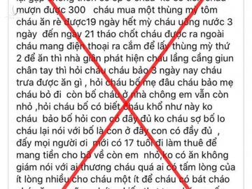 Thực hư tin công nhân vùng phong tỏa ăn mì tôm 19 ngày, người run lẩy bẩy - 1