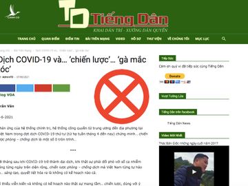 Trân Văn lại tiếp tục rêu rao lời lẽ xuyên tạc về công tác chống dịch Covid-19 tại Việt Nam.