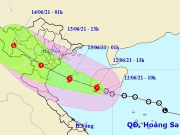 Bão số 2 hướng vào các tỉnh nam đồng bằng Bắc Bộ và Thanh Hóa - Ảnh 1.