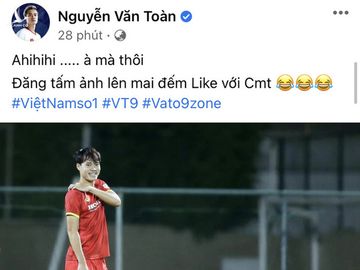 Văn Toàn tâm lý khá thoải mái sau trận đấu giành chiến thắng.