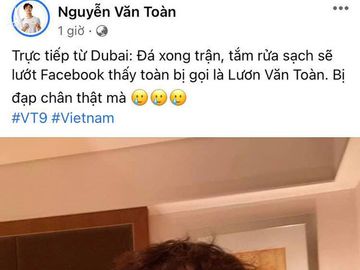 Văn Toàn lên tiếng khi bị gọi "Lươn Văn Toàn (Ảnh chụp màn hình)